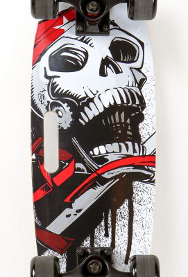 اسکیت برد کروزر مدل جمجمه | Cruiser Skateboard Skull