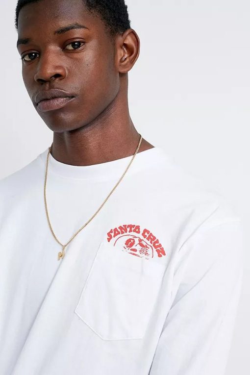 قیمت و خرید تیشرت سانتا کروز مدل Horizon Pocket سفید #135 - انواع تیشرت ورزشی اسکیت برد دخترانه و پسرانه،مردانه و زنانه،اورجینال و مارک دار اصلی در Tsixty