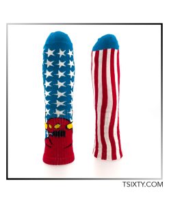 قیمت و خرید جوراب Toymachine رنگ پرچم American Monster در فروشگاه تیسیکستی | تی ثیکث تی