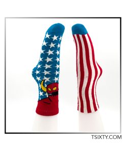 قیمت و خرید جوراب Toymachine رنگ پرچم American Monster در فروشگاه تیسیکستی | تی ثیکث تی